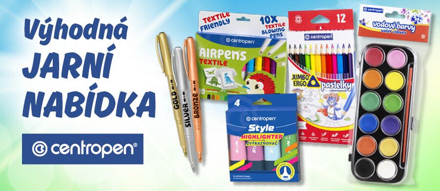 Akční nabídka Centropen - duben 2025