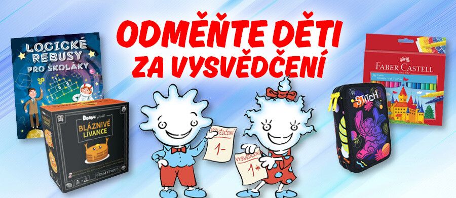 Dárky za pololetní vysvědčení 2025