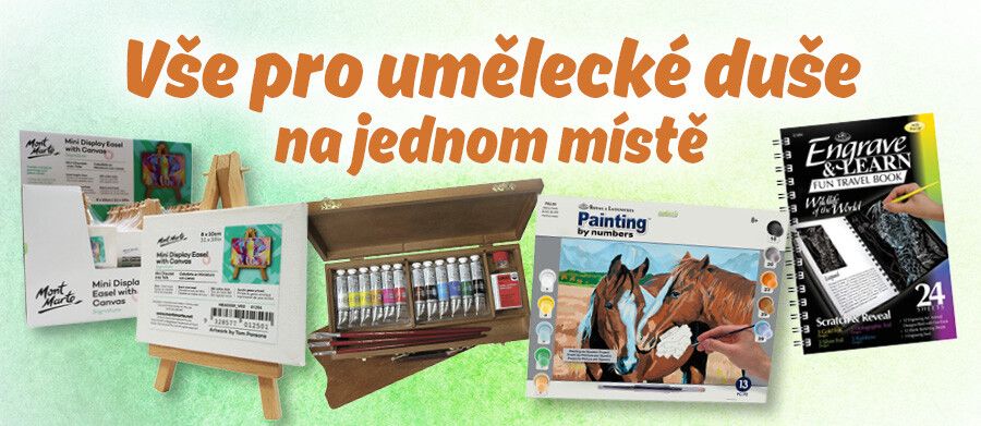 Umělecké potřeby - únor 2025