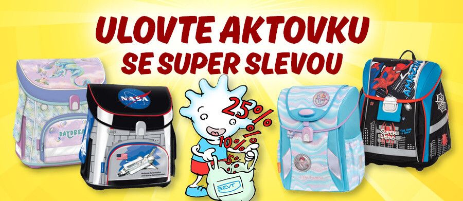 Akční nabídka aktovek - duben 2025