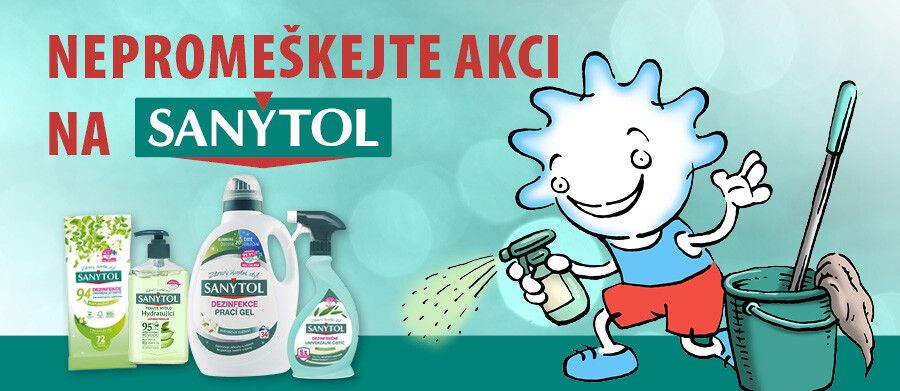 Akce na značku Sanytol - únor 2025