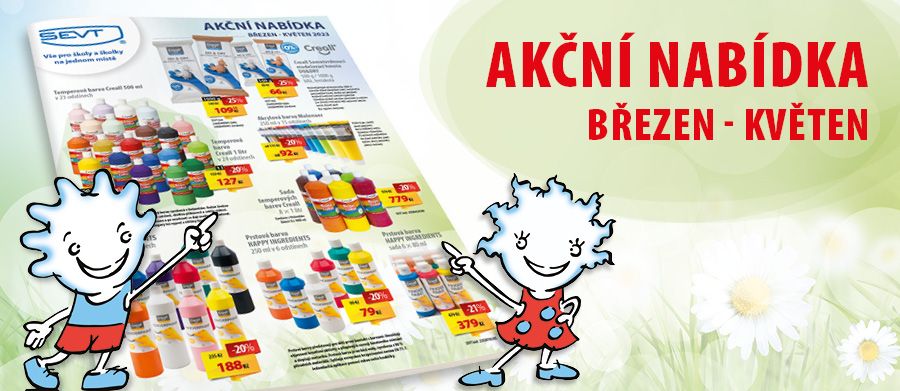 Akční nabídka březen - květen 2023