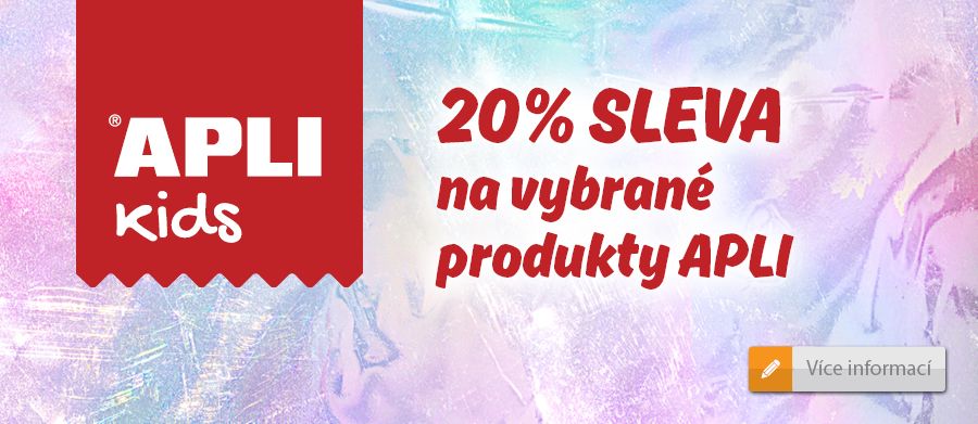 Sleva 20 % na APLI - srpen 2024