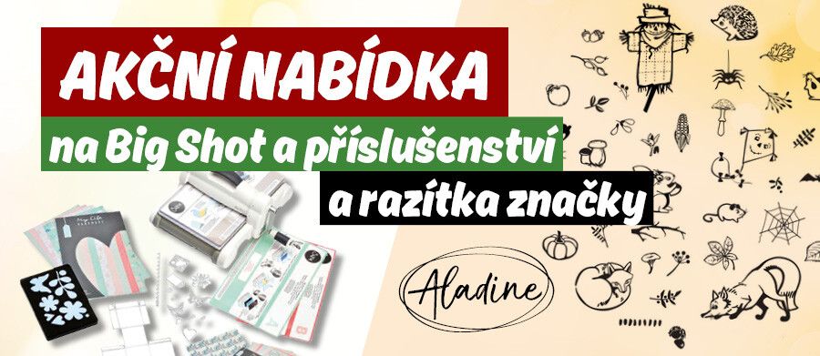 Big Shot a akční nabídka Aladine - září 2023