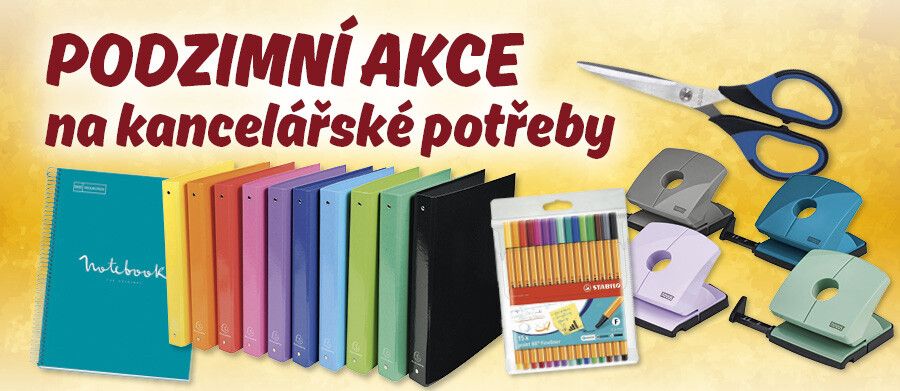 Podzimní akce na kancelářské potřeby 2024