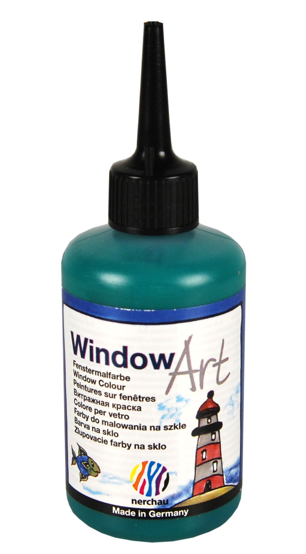 Barvy na sklo, šablony