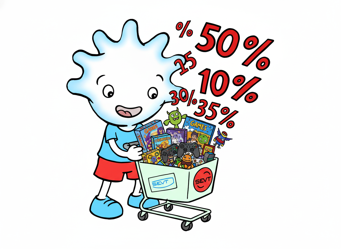 Výprodej her a hraček