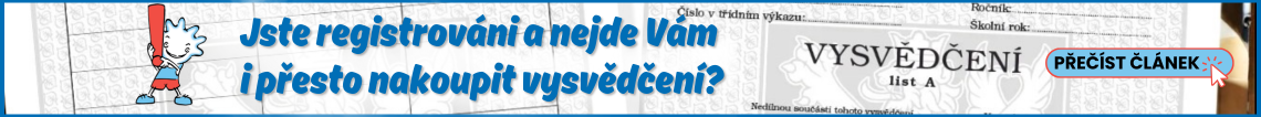 Nákup vysvědčení - článek