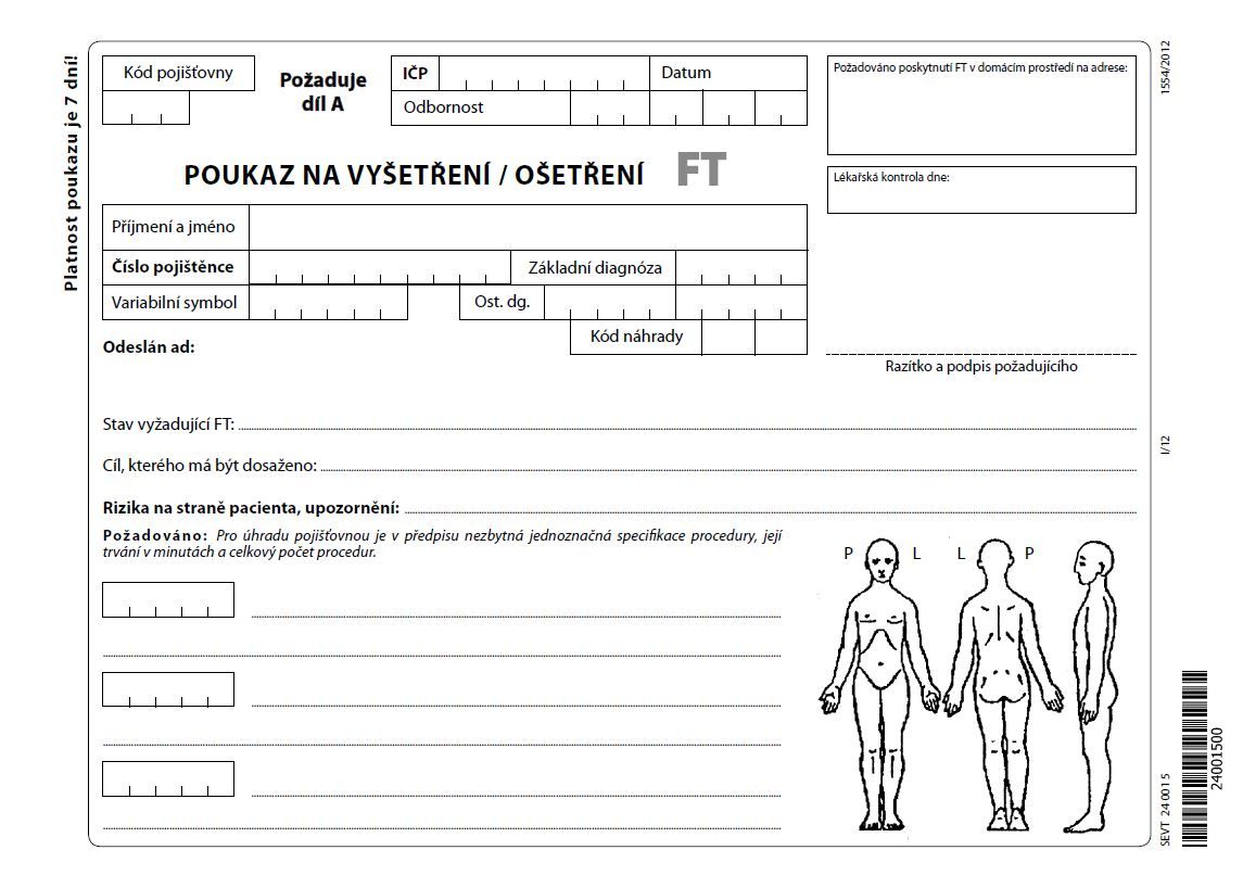 06ft- Poukaz na vyšetření - ošetření FT list A5