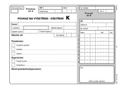 Obrázek produktu: 06k- Poukaz na vyšetření-ošetření K - blok