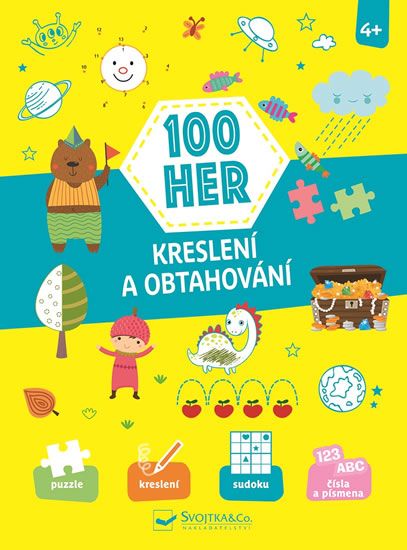 Obrázek produktu: 100 her - Kreslení a obtahování 4+