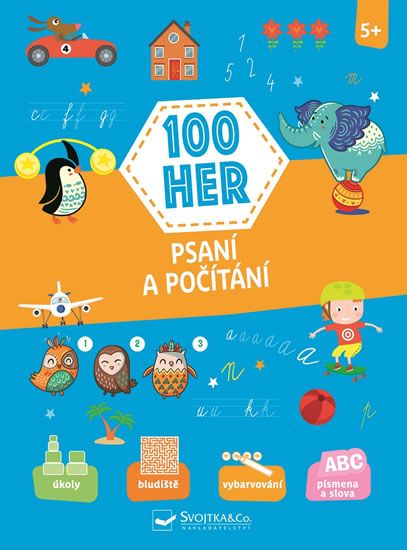 Obrázek produktu: 100 her - Psaní a počítání 5+