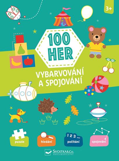 Obrázek produktu: 100 her - Vybarvování a spojování 3+
