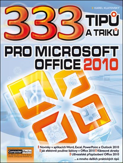 Obrázek produktu: 333 tipů a triků pro Microsoft Office 2010