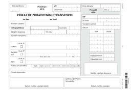 Obrázek produktu: 34- Příkaz ke zdravotnímu transportu