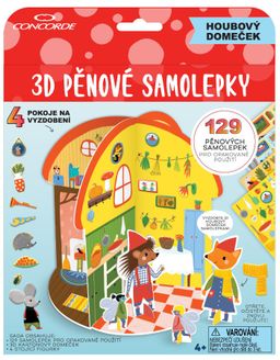 Obrázek produktu: 3D pěnové samolepky CONCORDE Houbový domeček