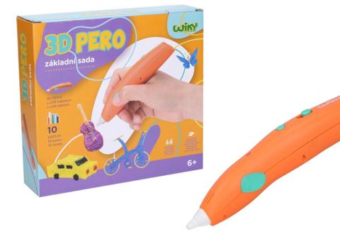 Obrázek produktu: 3D pero základní sada 10 náplní 10 šablon + USB kabel