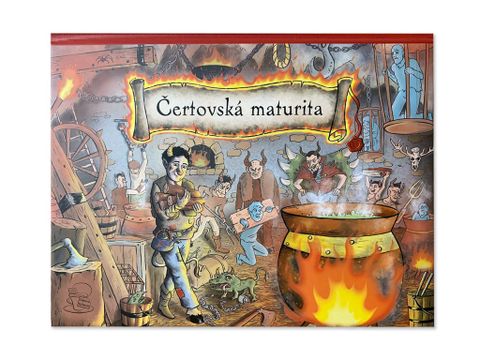 Obrázek produktu: 3D POP-UP knížka Čertovská maturita (S ČAJI UVNITŘ)