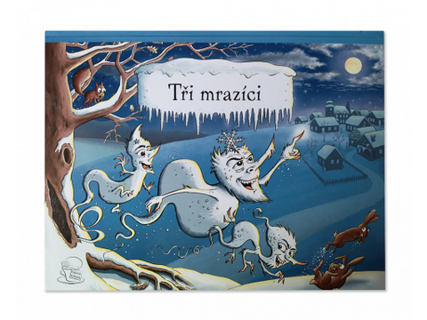 Obrázek produktu: 3D POP-UP knížka TŘI MRAZÍCI (S ČAJI UVNITŘ)