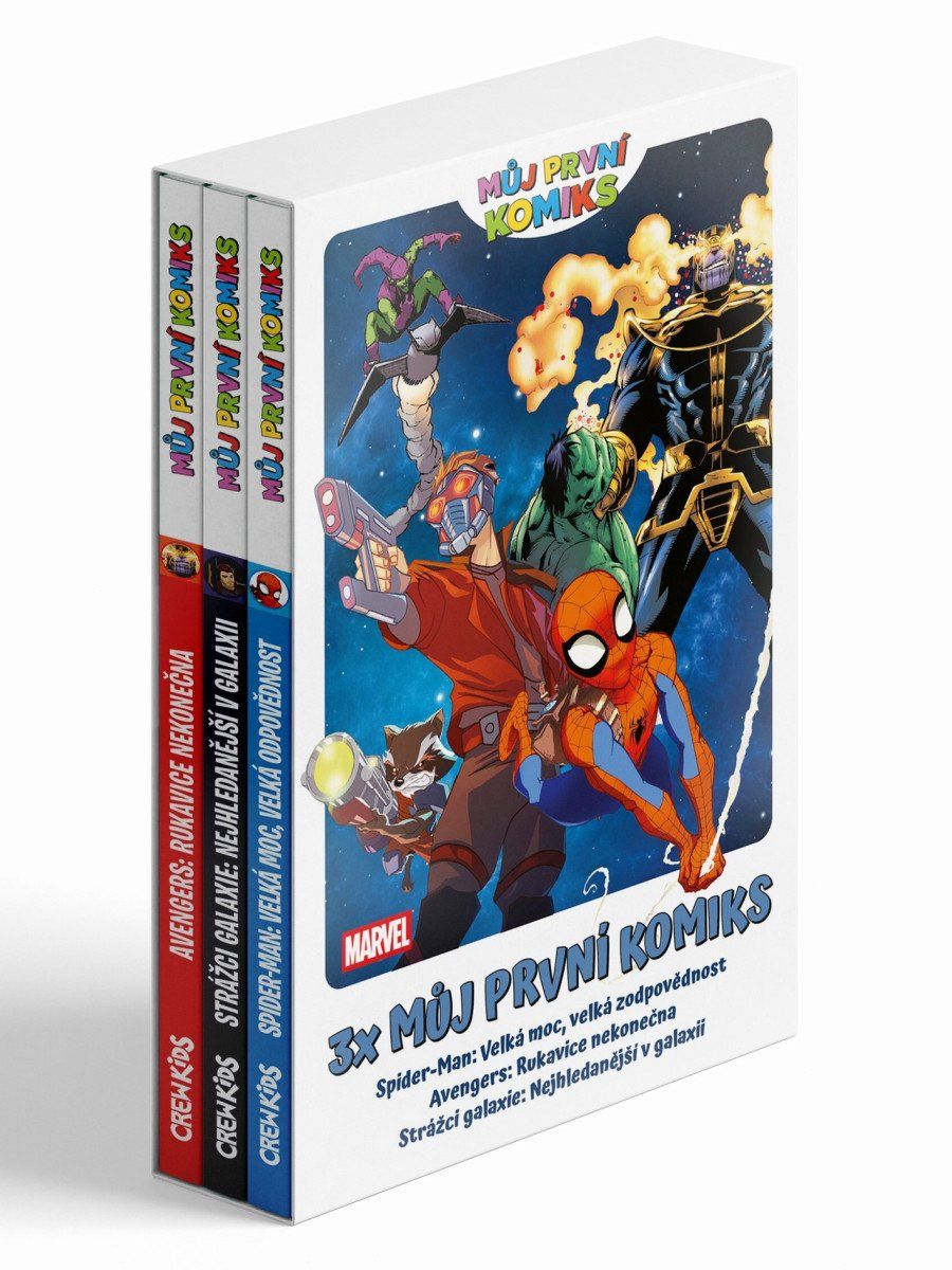 3x Můj první komiks (Avengers, Spider-man, Strážci galaxie)