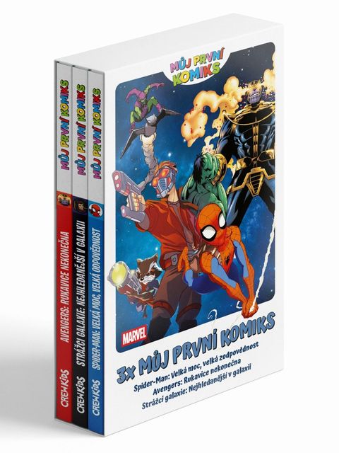 Obrázek produktu: 3x Můj první komiks (Avengers, Spider-man, Strážci galaxie)