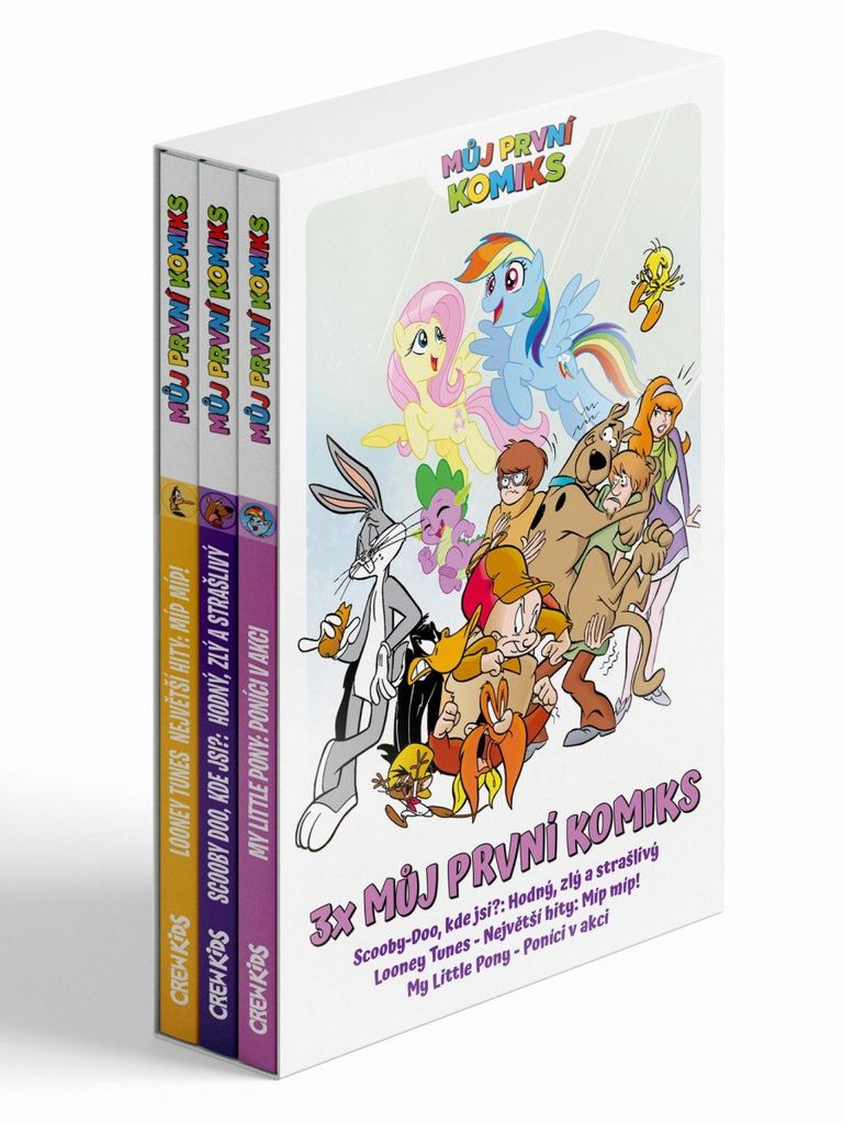 Levně 3x Můj první komiks (Looney Tunes, Scooby-Doo, My Little Pony)