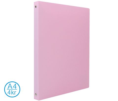 Obrázek produktu: 4-kroužkový pořadač LUMA A4 2,5 cm pastel - fialový