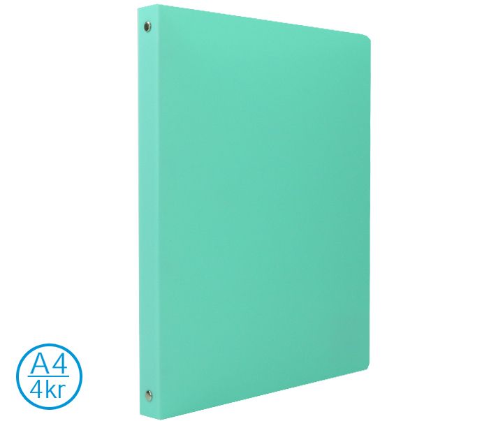 4-kroužkový pořadač LUMA A4 2,5 cm pastel - zelený