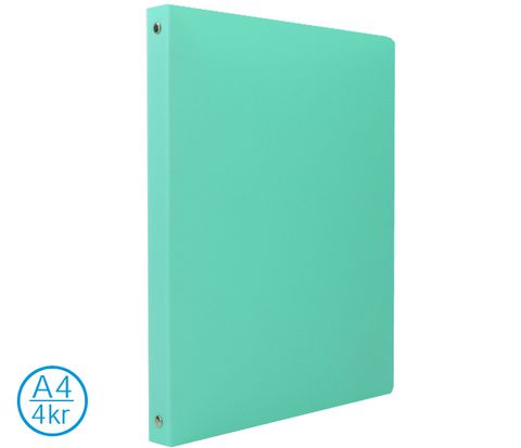 Obrázek produktu: 4-kroužkový pořadač LUMA A4 2,5 cm pastel - zelený