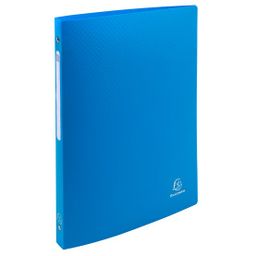 Obrázek produktu: 4-Kroužkový pořadač s popisovatelným štítkem, A4, 2 cm, PP - modrý
