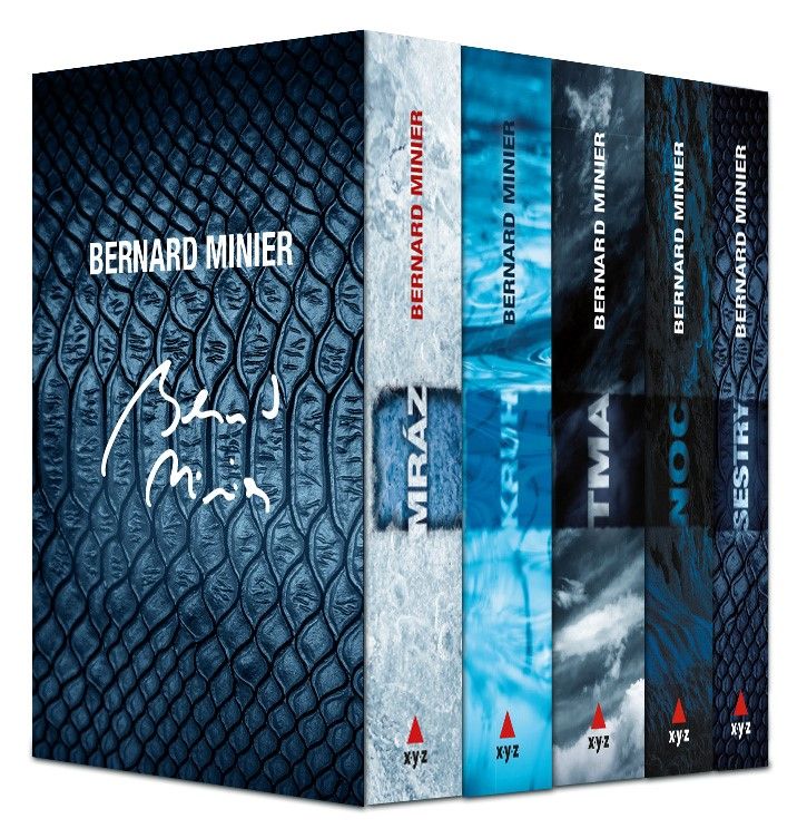 5 x Bernard Minier - box Mráz, Kruh, Tma, Noc, Sestry XYZ