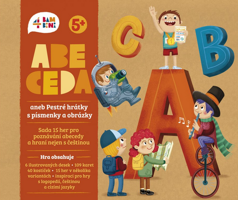 Obrázek produktu: Abeceda aneb Pestré hrátky s písmenky a obrázky