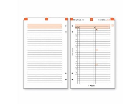 Obrázek produktu: ADK Denní plán termínovaný A6 2026 (365 listů)