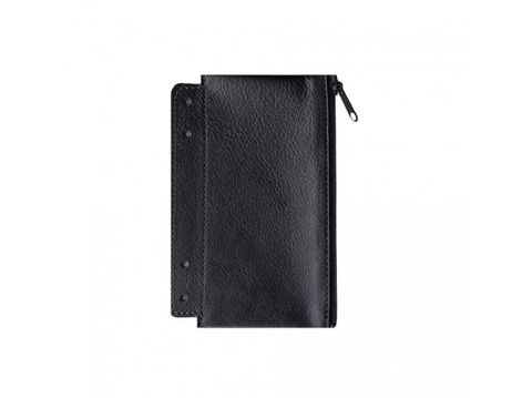 Obrázek produktu: ADK Obal do diářů A6 kožený na zip černý