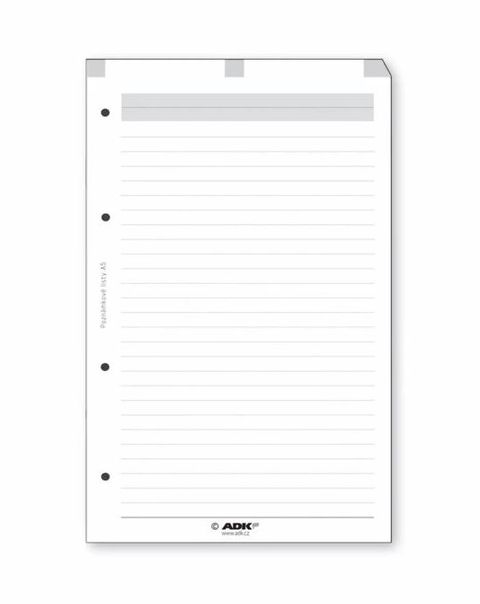Obrázek produktu: ADK Poznámkové listy A5 (50 listů)