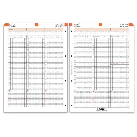 Obrázek produktu: ADK Týdenní plán A4 2027 (53 listů)