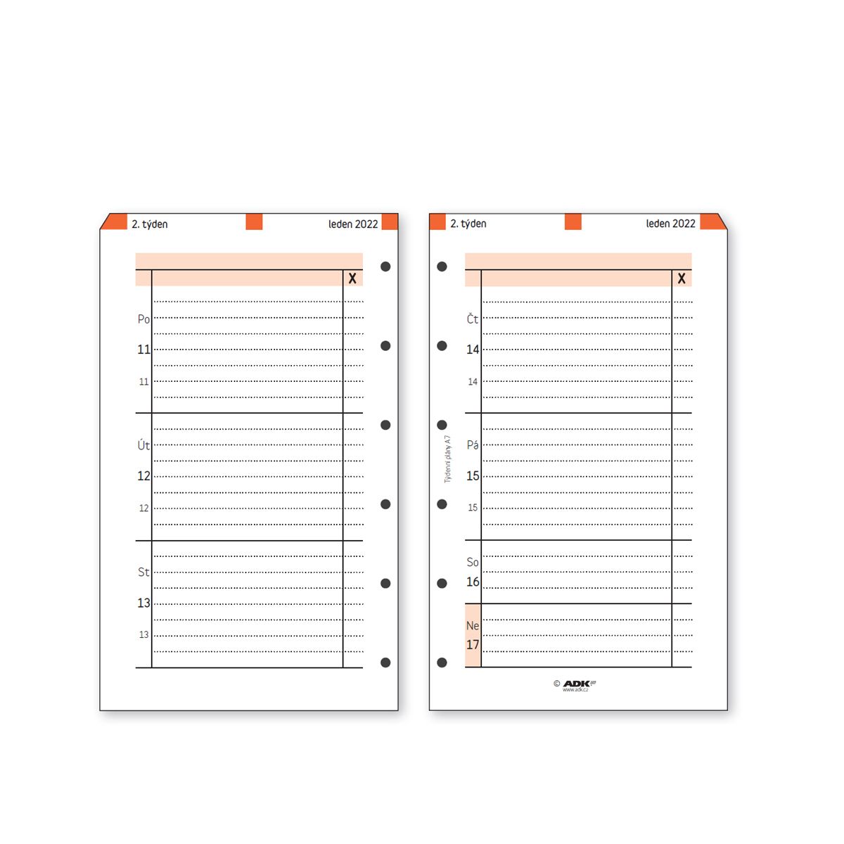 ADK Týdenní plán A7 2026 (53 listů)