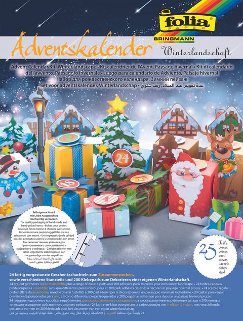 Obrázek produktu: Adventní kalendář - 25 dílů - zimní krajina