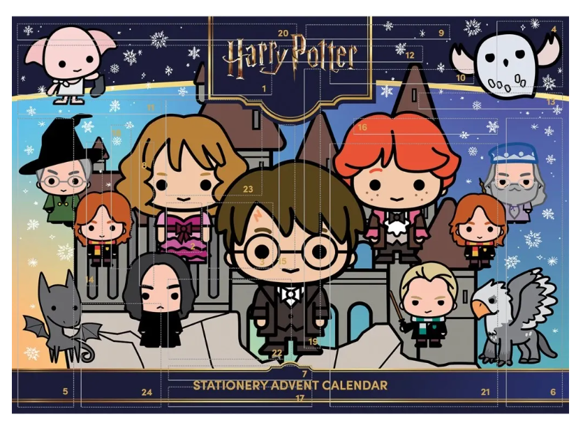 Adventní kalendář Harry Potter (papírenský)