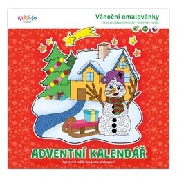 Obrázek produktu: Adventní kalendář - Vánoční omalovánky