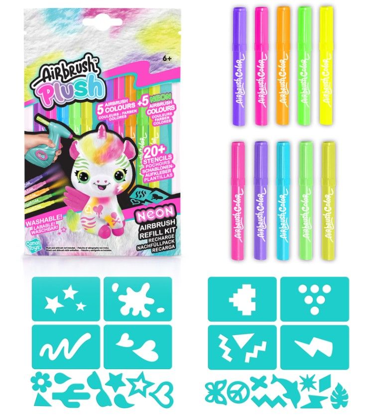 Airbrush - náhradní Neon náplně