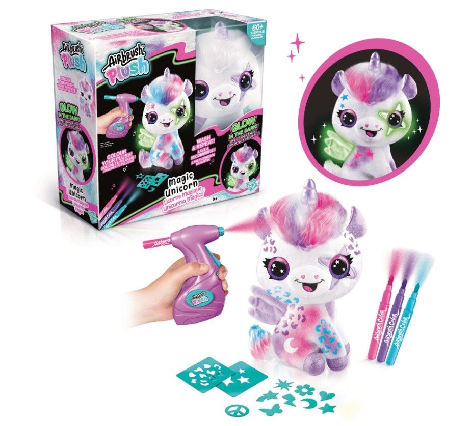 Airbrush studio – Kouzelný Jednorožec Svítící ve tmě