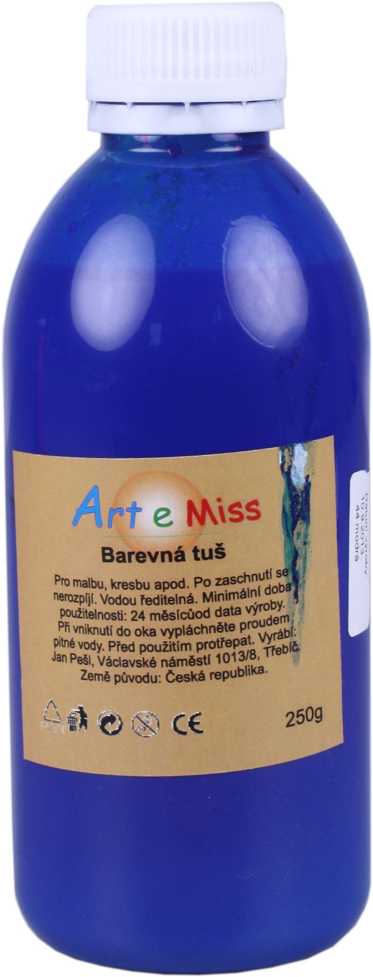 Levně Akrylátová tuš - 250 g - 44 tm. modrá