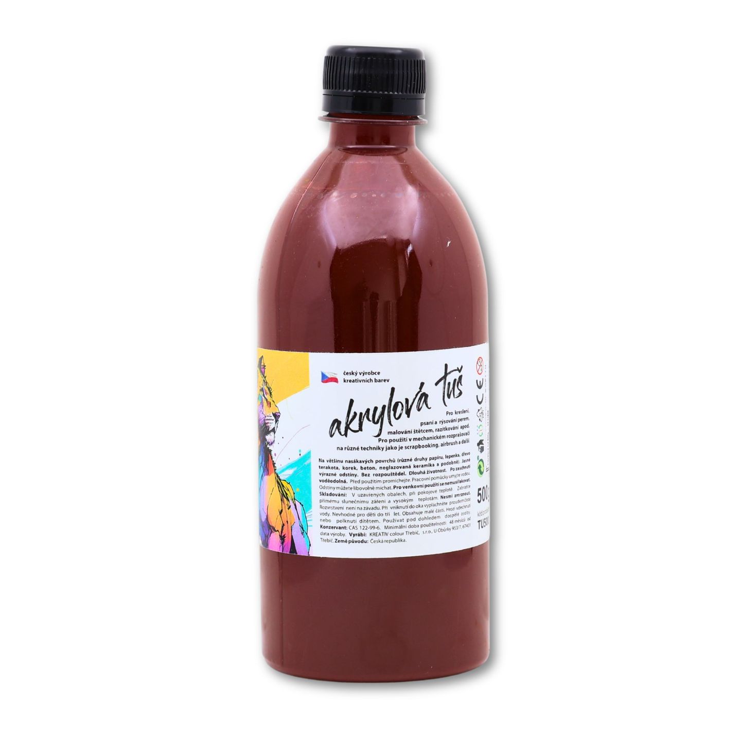 Akrylátová tuš hnědá - 500 g