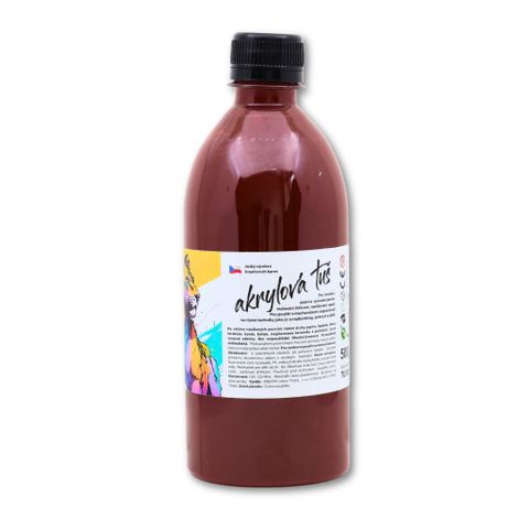 Obrázek produktu: Akrylátová tuš hnědá - 500 g