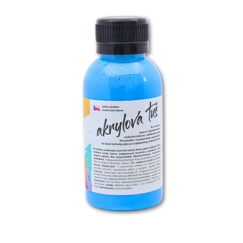 Obrázek produktu: Akrylátová tuš neon modrá - 110 g