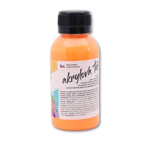 Obrázek produktu: Akrylátová tuš neon oranžová - 110 g
