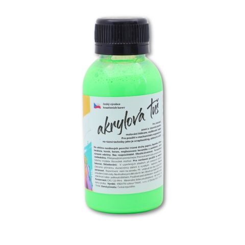 Obrázek produktu: Akrylátová tuš neon zelená - 110 g