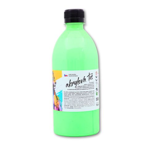 Obrázek produktu: Akrylátová tuš neon zelená - 500 g