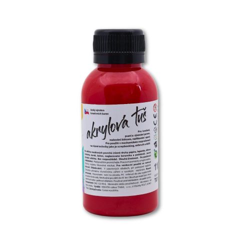Obrázek produktu: Akrylátová tuš tmavě červená - 110 g